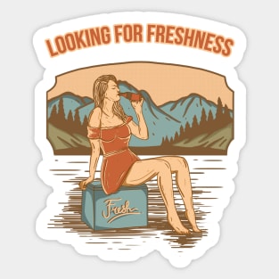 Looking For Freshness Sticker